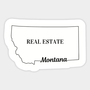 Montana Real Estate Sticker